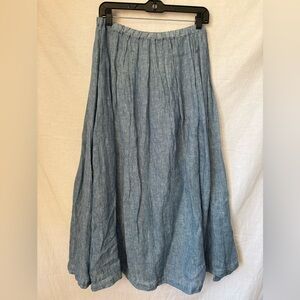 CP Shades Linen Maxi Skirt